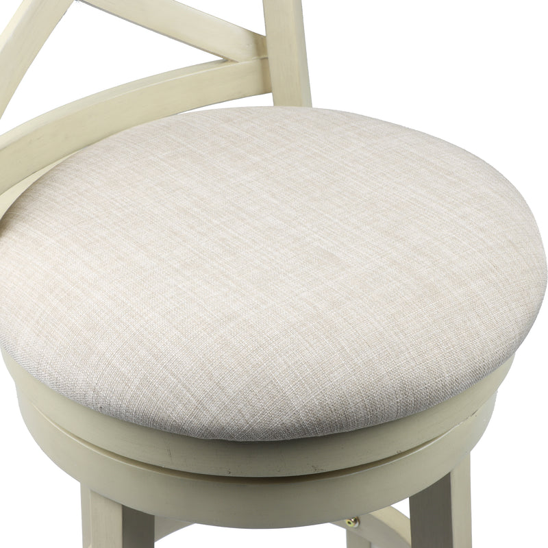 New Classic Furniture York White 29 Inch Bar Stool