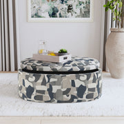 Coaster Furniture Tomkins Indigo Blue Storage Ottoman