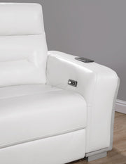 Global Furniture U2682 Grey White Sectional