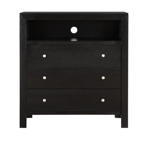 Glory Furniture Burlington Black Media Chest