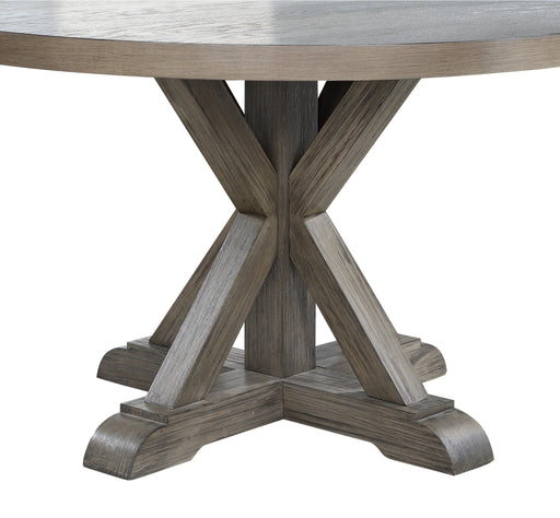 Steve Silver Molly Grey Washed Round Dining Table