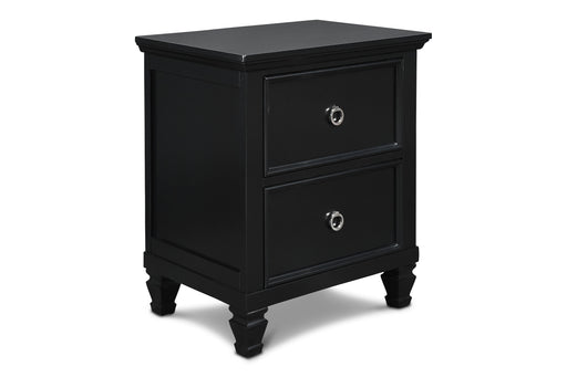 New Classic Furniture Tamarack Black Wood Nightstand