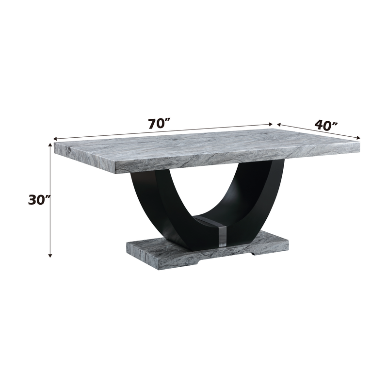 Acme Furniture Caralin Black Dining Table