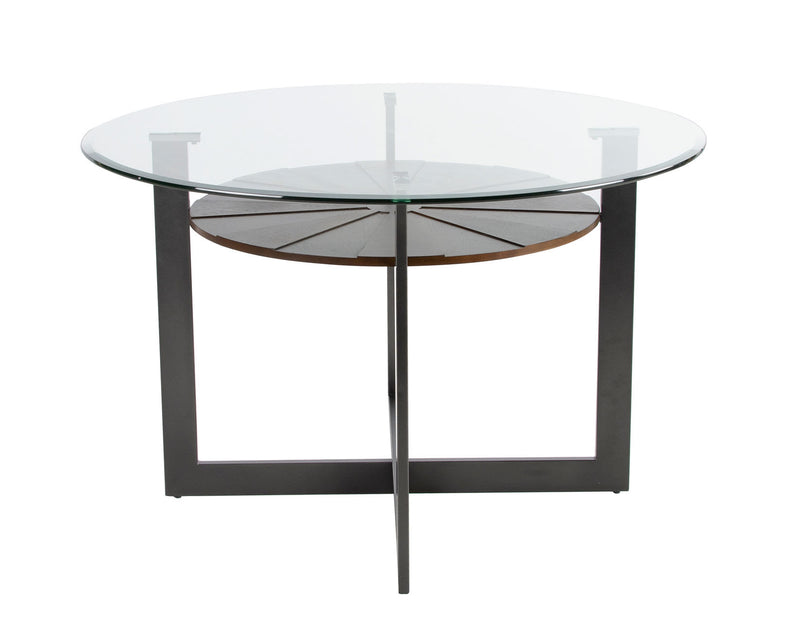 Steve Silver Olson Clear Caramel Counter Height Table