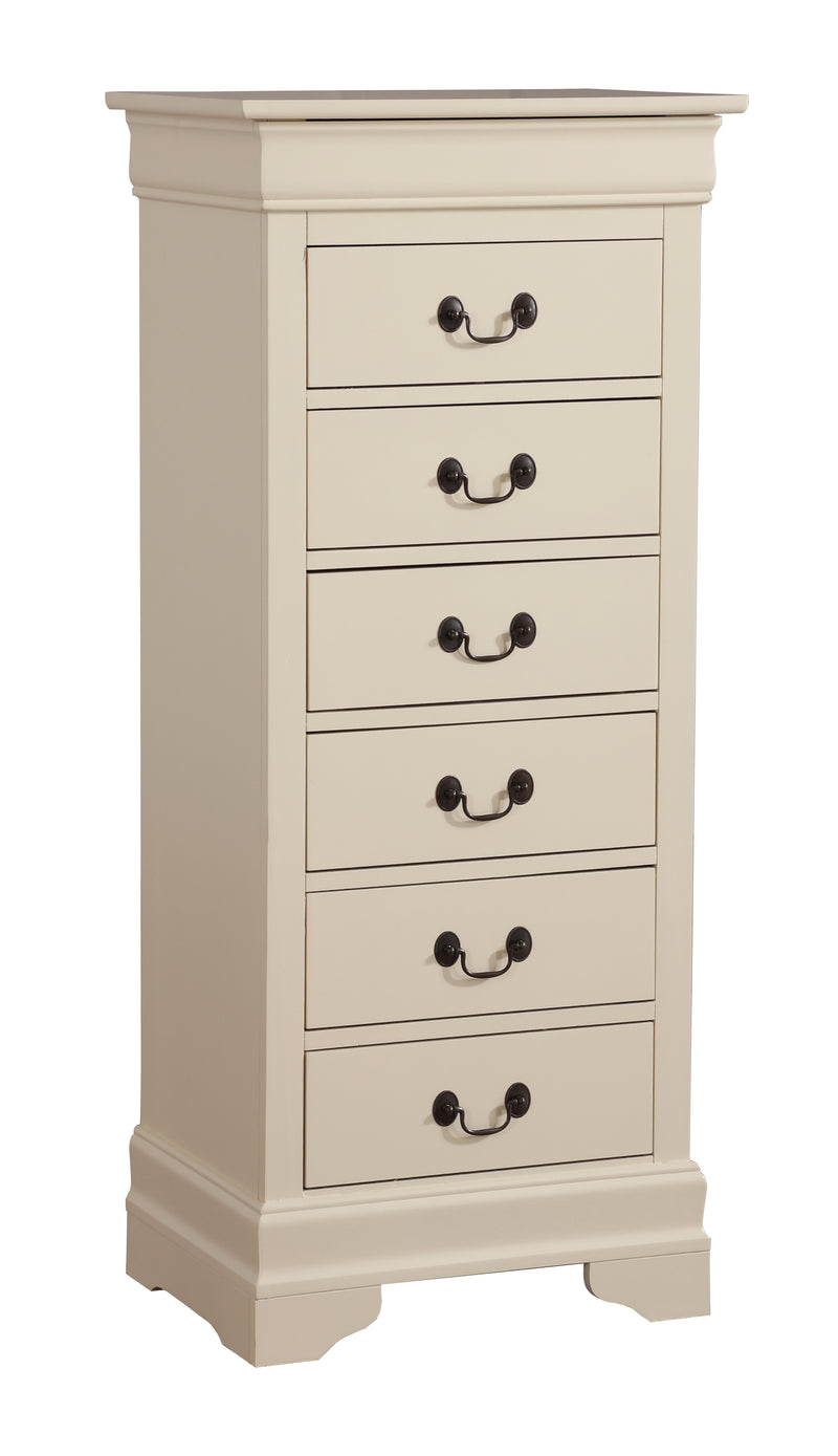 Glory Furniture Louis Phillipe Beige Lingerie Chest