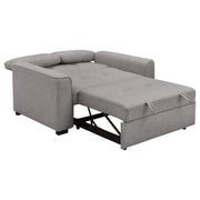 Coaster Furniture Edith Beige Convertible Sleeper Sofa Bed