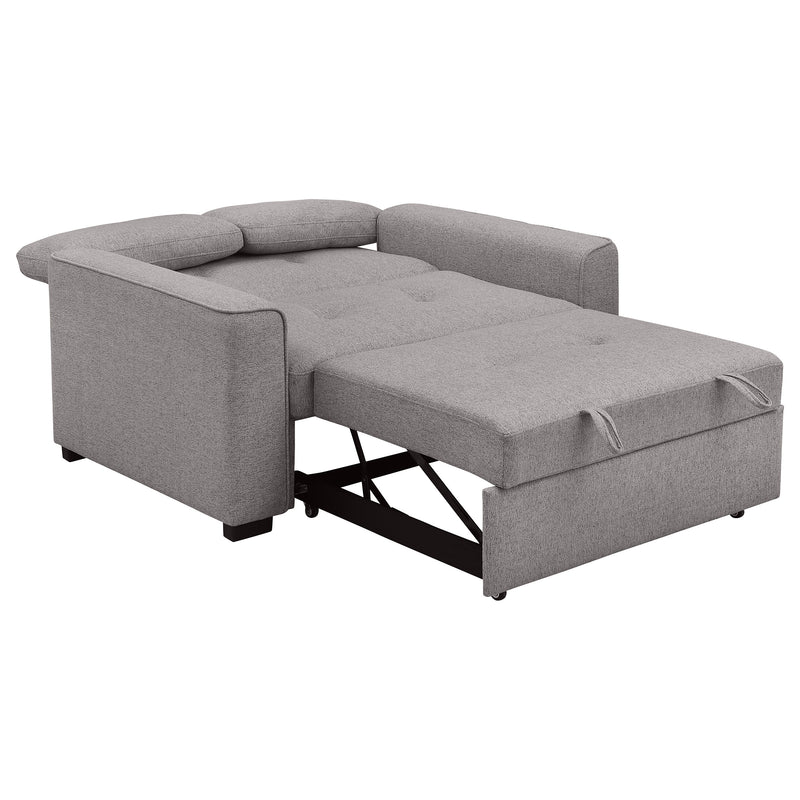 Coaster Furniture Edith Beige Convertible Sleeper Sofa Bed