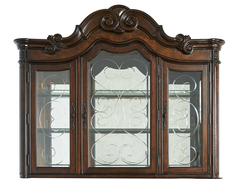 Steve Silver Royale Warm Brown Pecan Buffet and Hutch