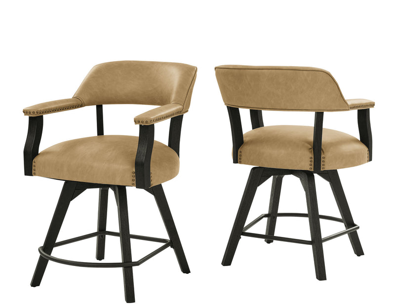 Steve Silver Rylie Camel Arm Counter Chair