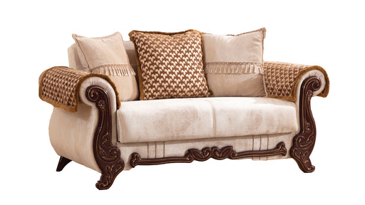Galaxy Home Carmen Beige Loveseat