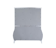 Galaxy Home Opulence White 5 Drawer Chest
