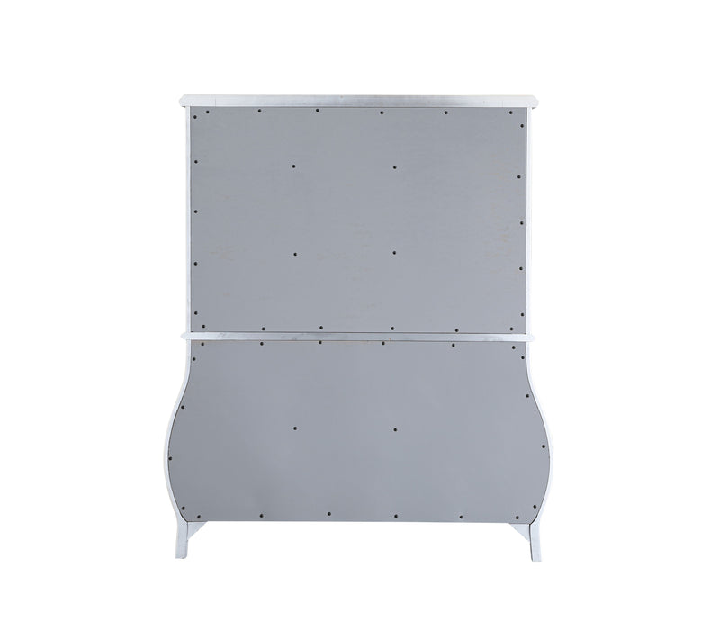 Galaxy Home Opulence White 5 Drawer Chest