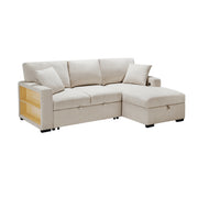 Home Elegance Pompano Gray Sectional with Right Chaise