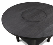 Crown Mark Guthrie Counter Height Table With Lazy Susan