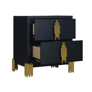 New Classic Furniture Empire Black Nightstand
