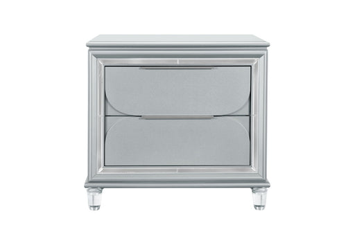 Global Furniture Caleb Silver Nightstand