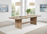 Coaster Furniture Kailani Beige Oak Rectangular Dining Table