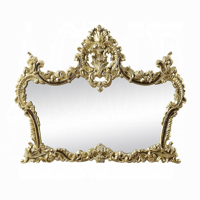 Acme Furniture Desiderius Antique Gold Brown Mirror