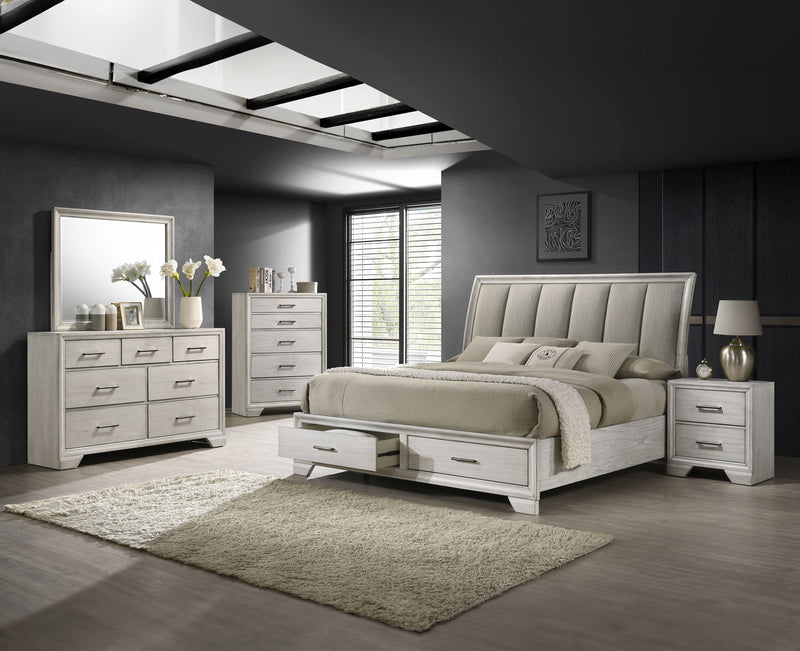Crown Mark Jaymes White Mist Dresser
