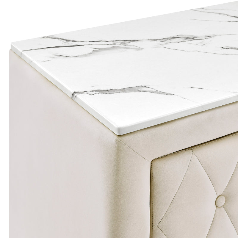 Crown Mark Annabelle Black Night Stand