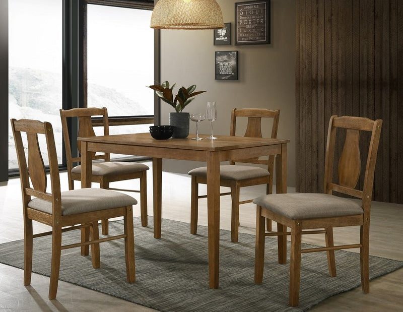 Acme Furniture Kayee Weathered Oak 5pc Dining Room Set