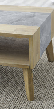 Steve Silver Calgary Natural Sintered Stone Coffee Table