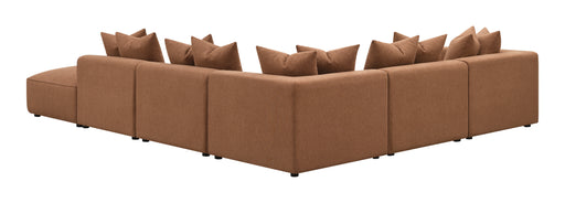 Coaster Furniture Jennifer Terracotta 6pc Modular Sectional