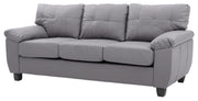 Glory Furniture Gallant Cappuccino Faux Leather Sofa