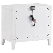 Coaster Furniture Marielle Distressed White Nightstand