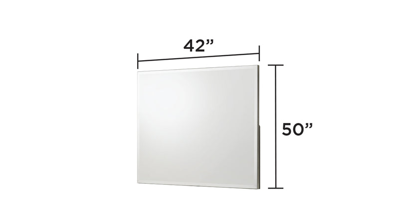 Galaxy Home Olivia White Dresser and Mirror