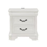 New Classic Furniture Lyndhurst Vintage White Nightstand