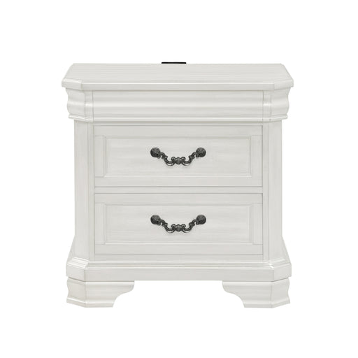 New Classic Furniture Lyndhurst Vintage White Nightstand