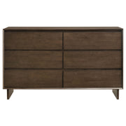 Coaster Furniture Glenwood Warm Brown 6 Drawer Dresser