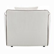 Acme Furniture Yolanda Beige Chair with Pillow