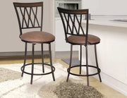 Steve Silver Sedona Dark Camel Swivel Counter Stool