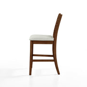 2 New Classic Furniture Pascal Brown Ladderback Counter Chairs