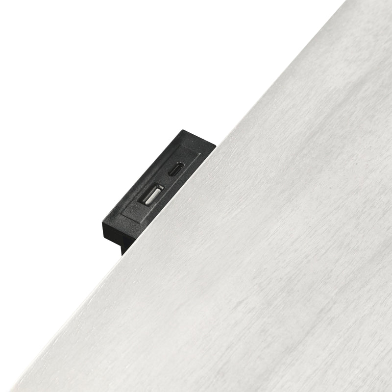 New Classic Furniture Lyndhurst Vintage White Nightstand