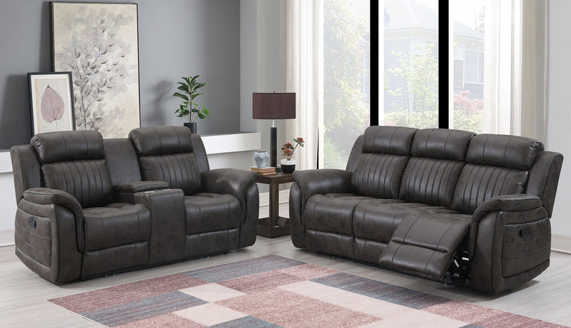 Global Furniture U8517 Grey 2pc Living Room Set