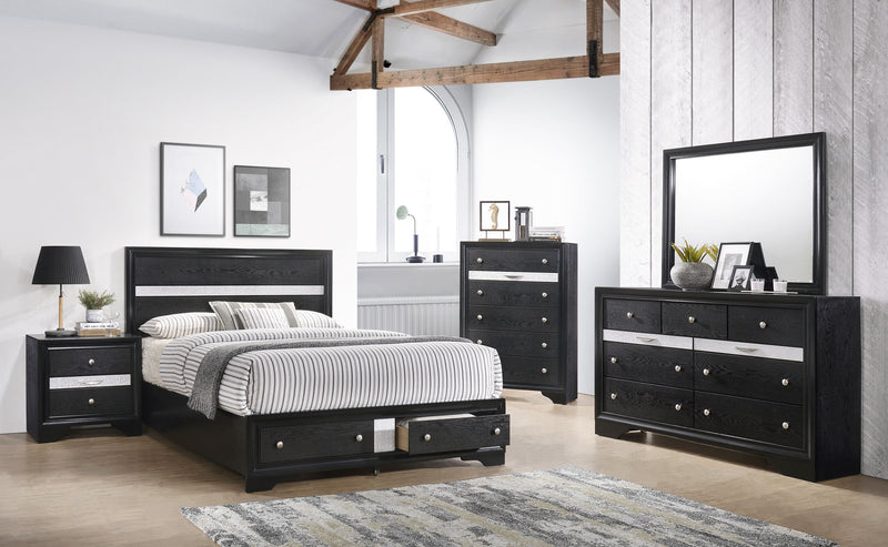 Crown Mark Regata Black Dresser