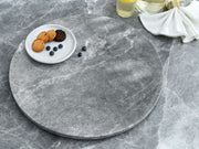Steve Silver Kaza Gray 18 Inch Marble Lazy Susan