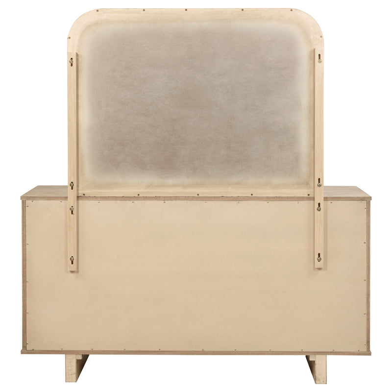 Coaster Furniture Kailani Beige Oak Dresser and Mirror