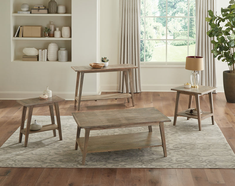 Steve Silver Milani Natural Rectangle Sofa Table