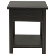 Coaster Furniture Payne Distressed Brown 1 Drawer End Table