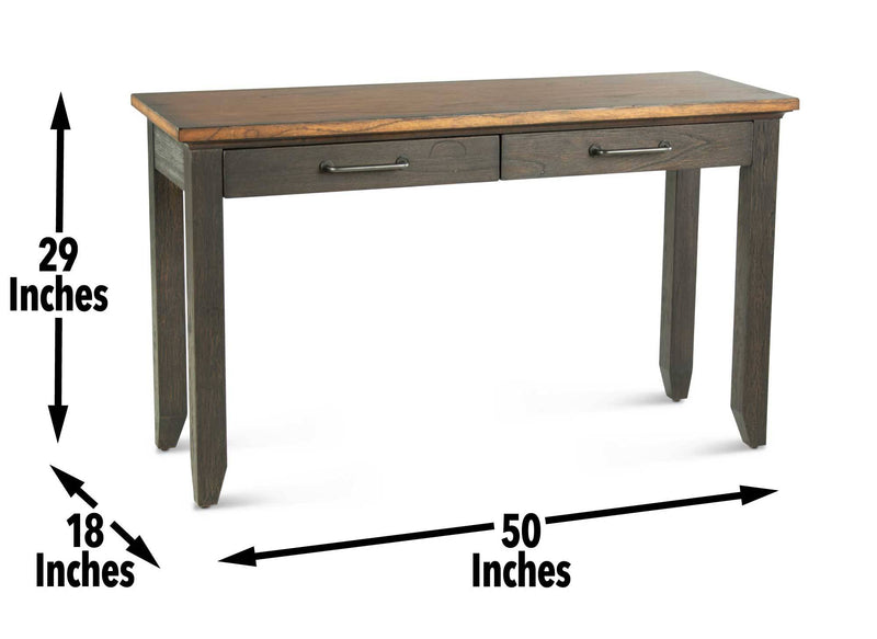 Steve Silver Bear Creek White Honey Smoke Sofa Table