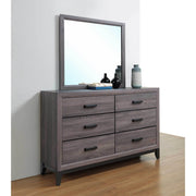 Global Furniture Kate Foil Grey Drawer Dresser