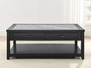 Steve Silver Garvine Black Gray Coffee Table