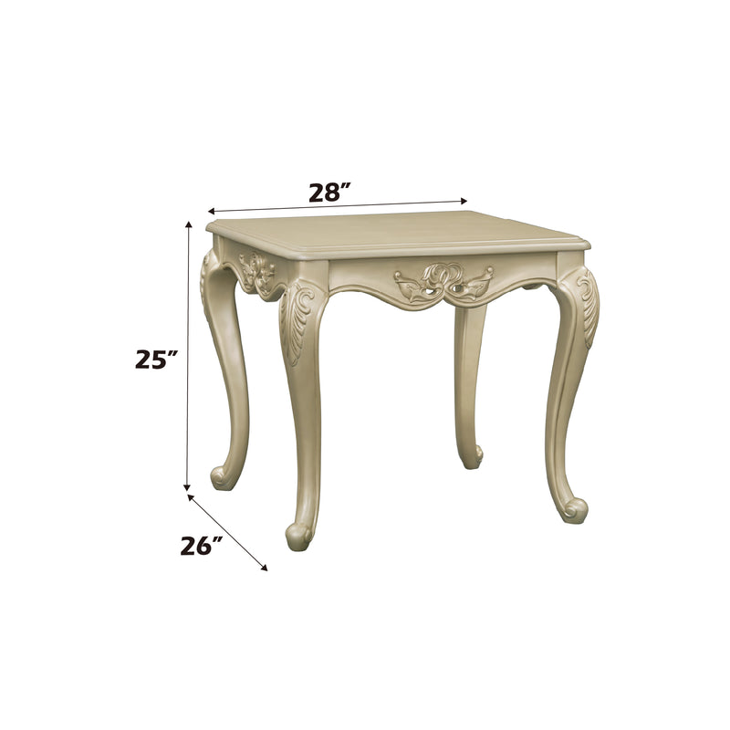 Acme Furniture Libertee Champagne 3pc Coffee Table Set