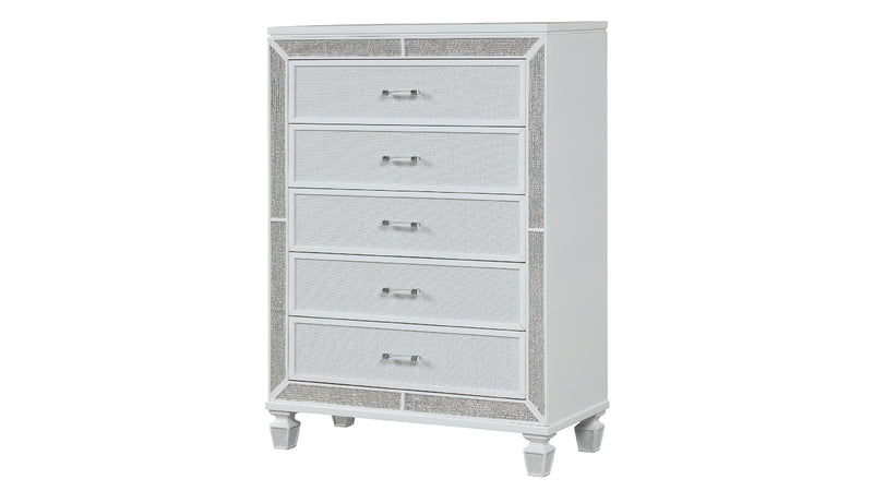 Galaxy Home Crystal White Chest