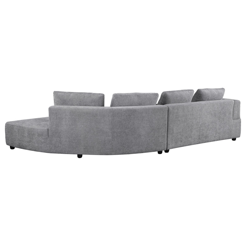 Coaster Furniture Toscano Grey Sectional