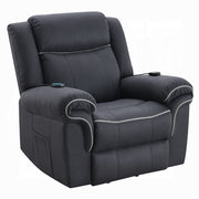 Acme Furniture Domana Dark Blue Power Recliner